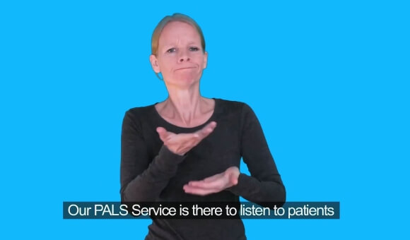 NHS making a complaint BSL and subtitle